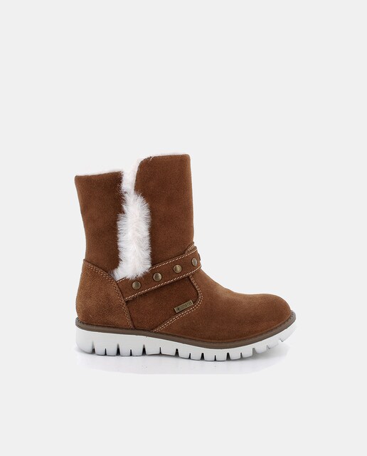 Imagem 0 de Botas em Camurça com Forro Goretex e Fecho de Correr