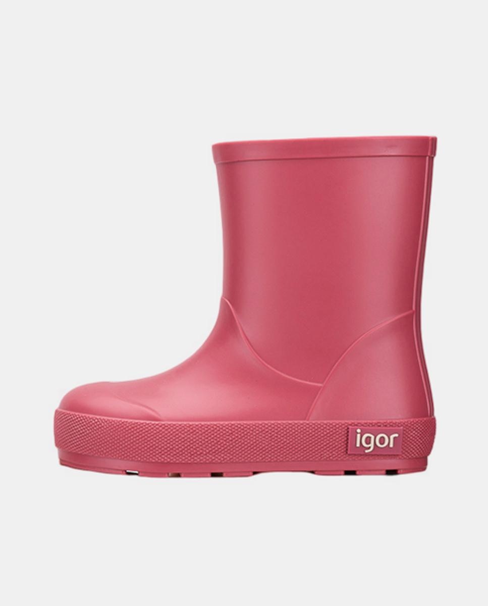 Bota de agua monocolor en acabado mate, de concepto barefoot medium - Igor - Rosa Rosa-5