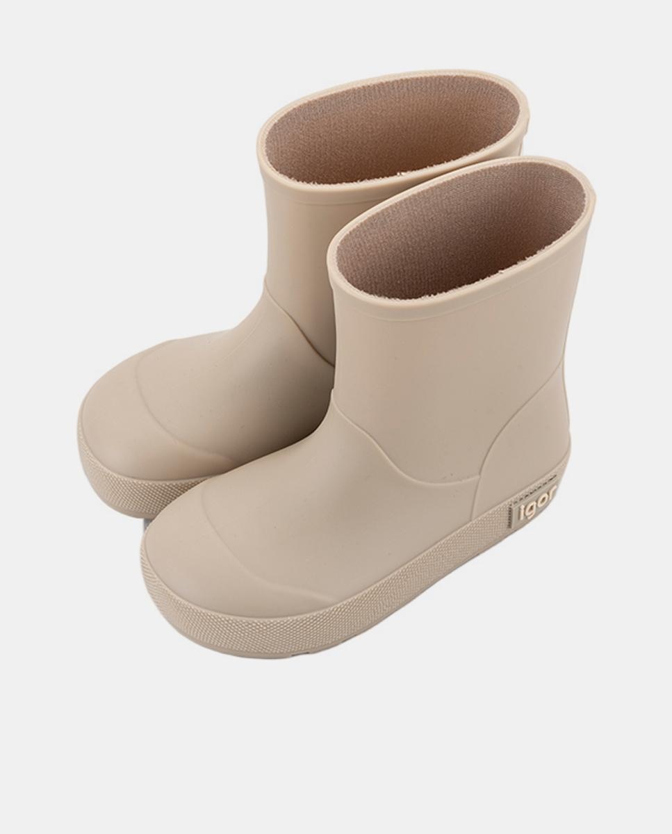 Galochas Monocolor de Conceito Barefoot Medium com Acabamento Mate Igor Natural-4