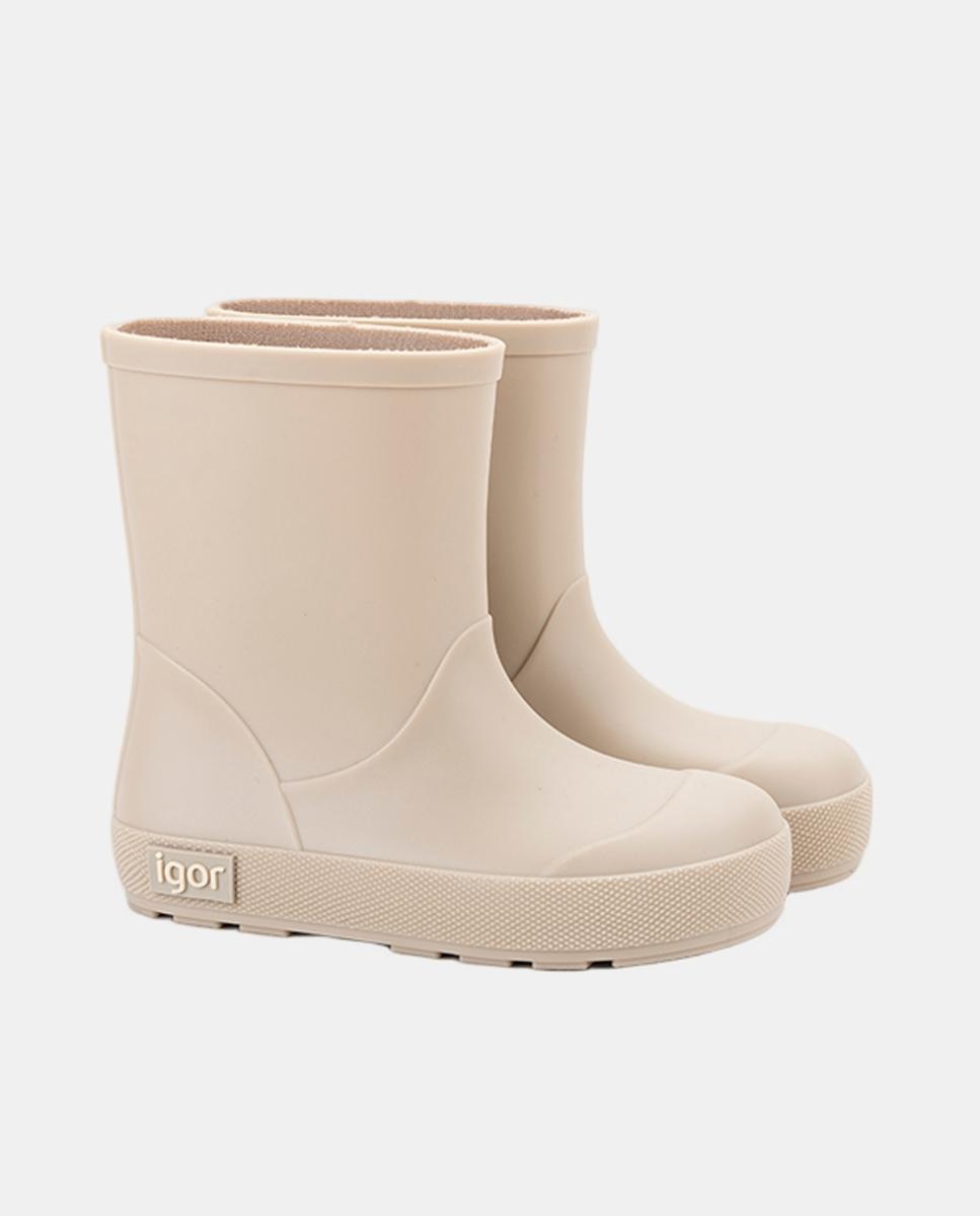 Galochas Monocolor de Conceito Barefoot Medium com Acabamento Mate Igor Natural-5