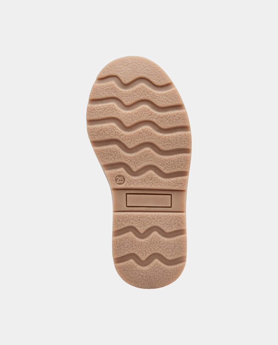 Botas com Pelo e Franjas com Adornos - Castanho Castanho-claro-2