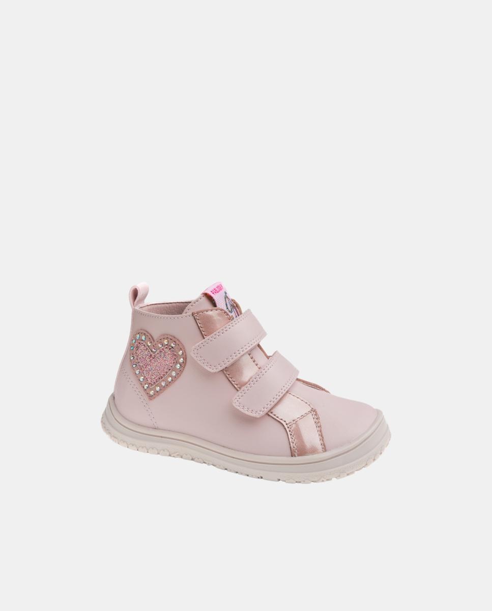 Botas Tipo Botins Barefoot Rosa-2