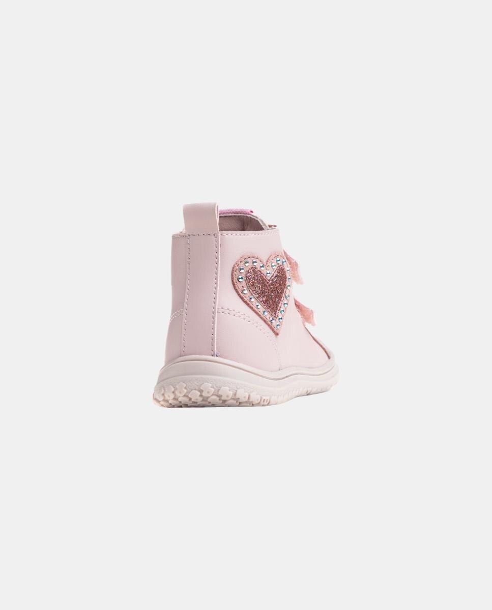Botas Tipo Botins Barefoot Rosa-3