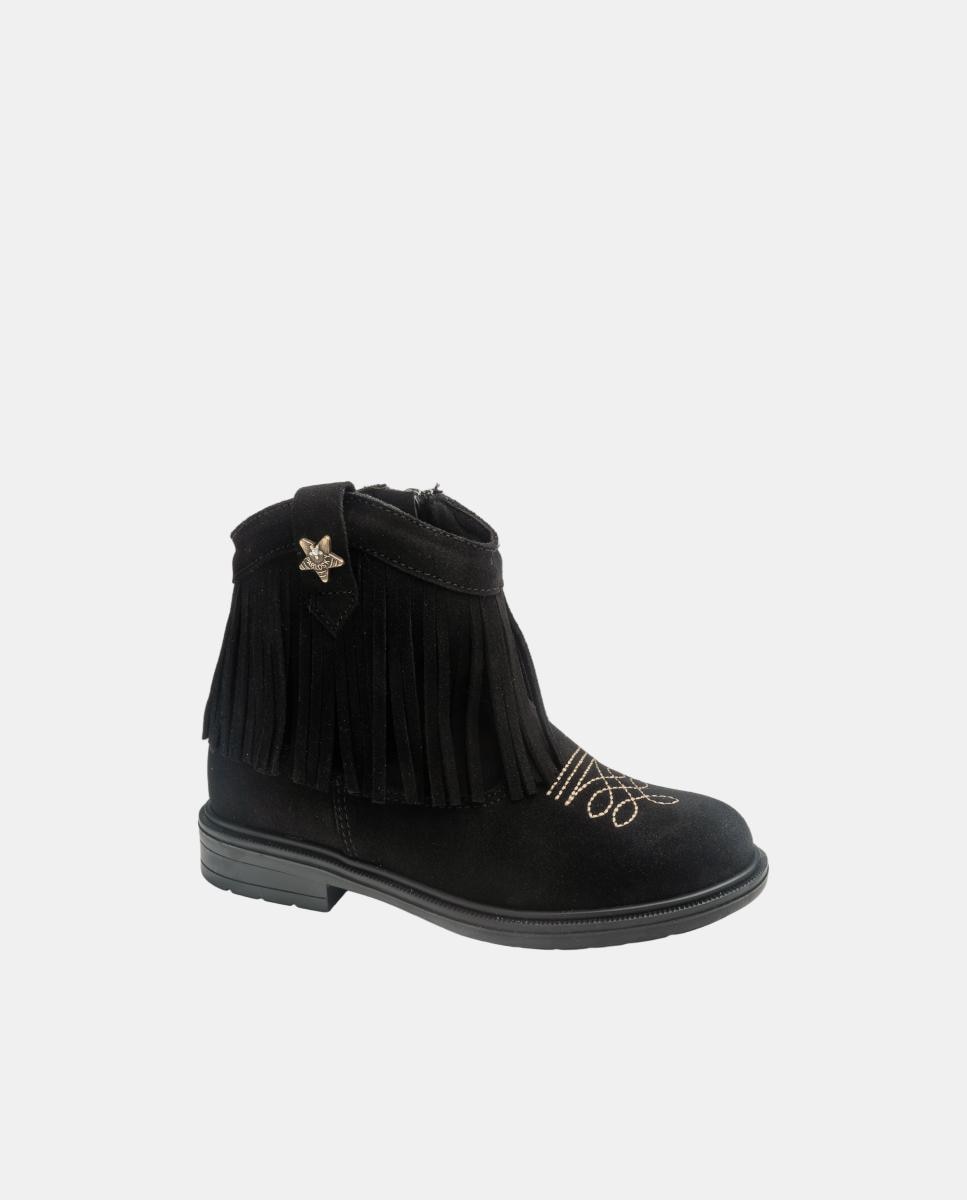 Bota botín de niña con cremallera - Pablosky - Negro Negro-2
