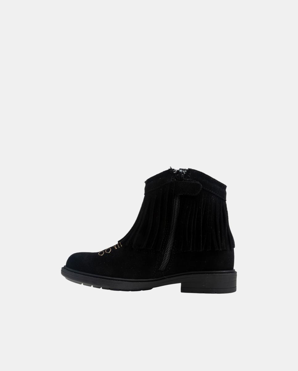 Bota botín de niña con cremallera - Pablosky - Negro Negro-7