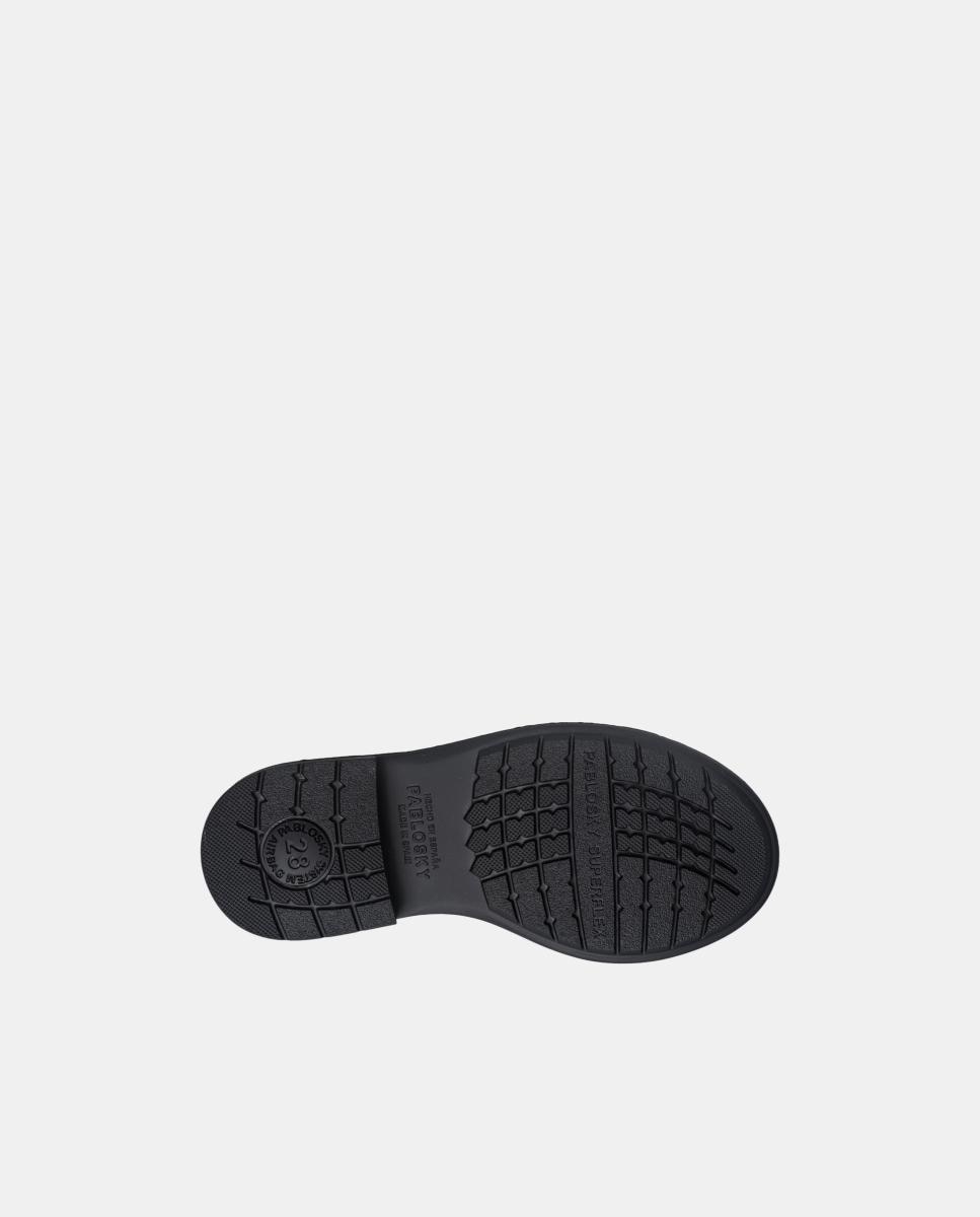 Bota botín de niña con cremallera - Pablosky - Negro Negro-8