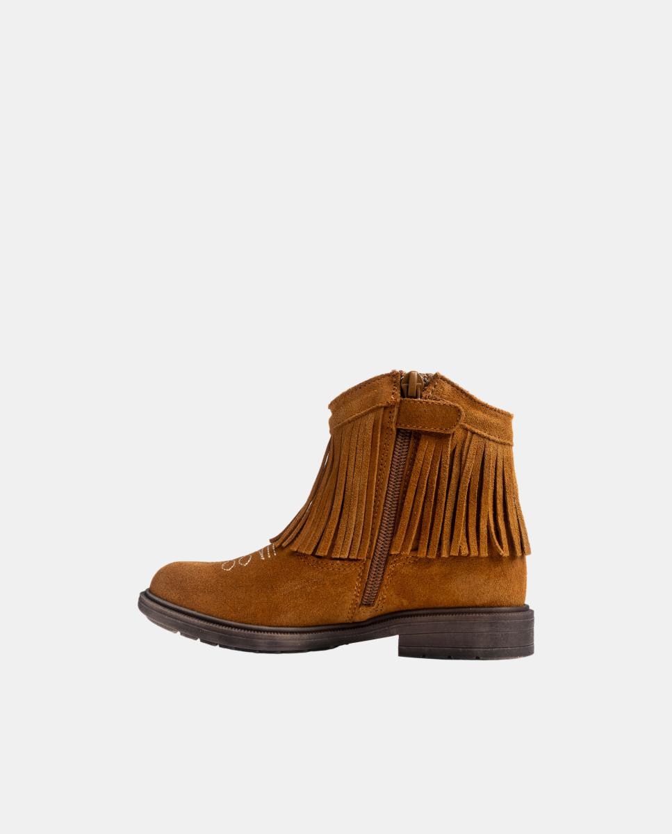Botas Tipo Botins com Fecho de Correr Pablosky Couro-7