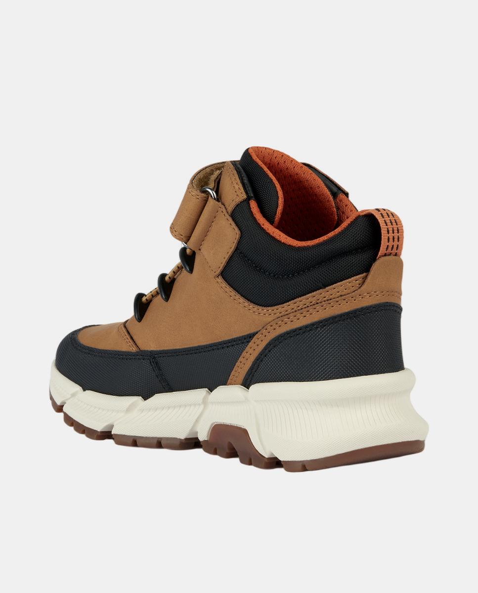 Botins Transpiráveis de Inspiração Outdoor com Sola Ultra Aderente Geox Amarelo-5