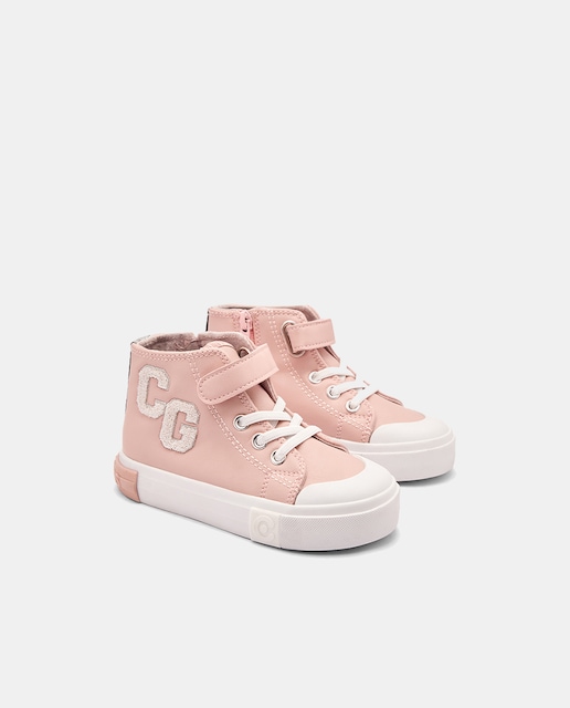 Imagem 0 de Sapatilhas Tipo Bota em PU com Letras