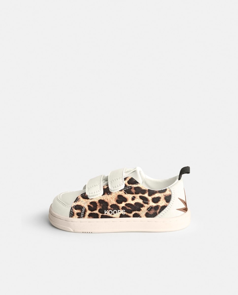 Imagen 0 de Zapatillas para niño/a en microfibra y suela plana sin drop Multicolor