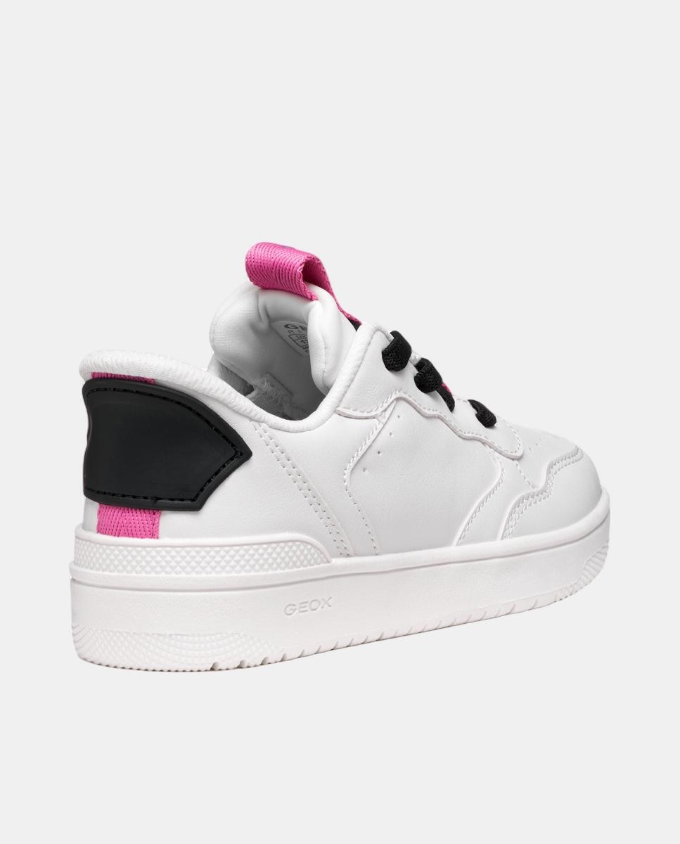Sapatilhas Transpiráveis Rápidas de Calçar Geox Branco-8