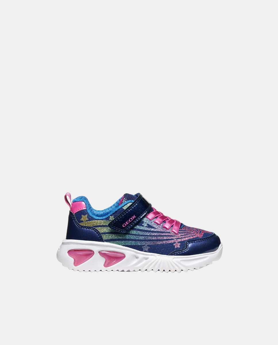 Sapatilhas Transpiráveis com Luzes Azul-marinho-1