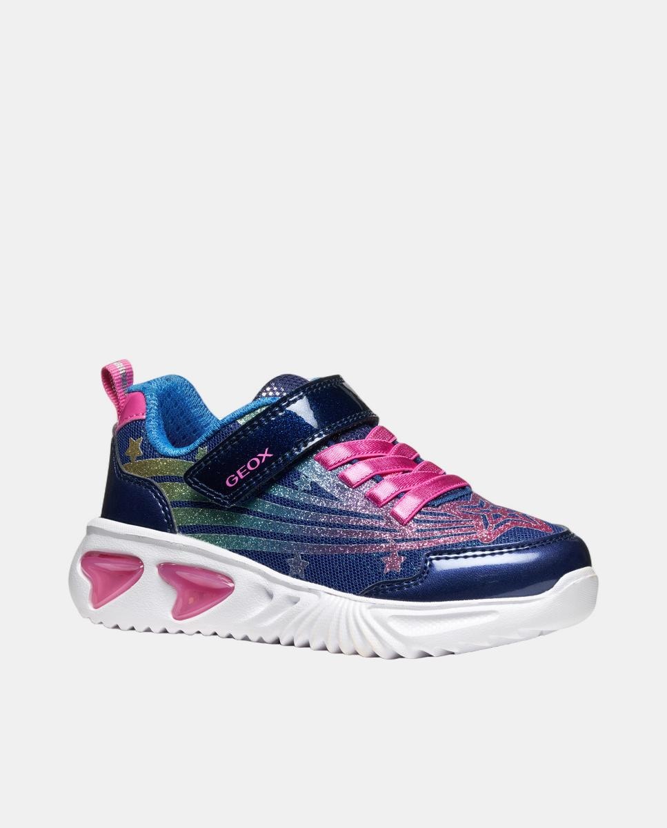 Sapatilhas Transpiráveis com Luzes Azul-marinho-6