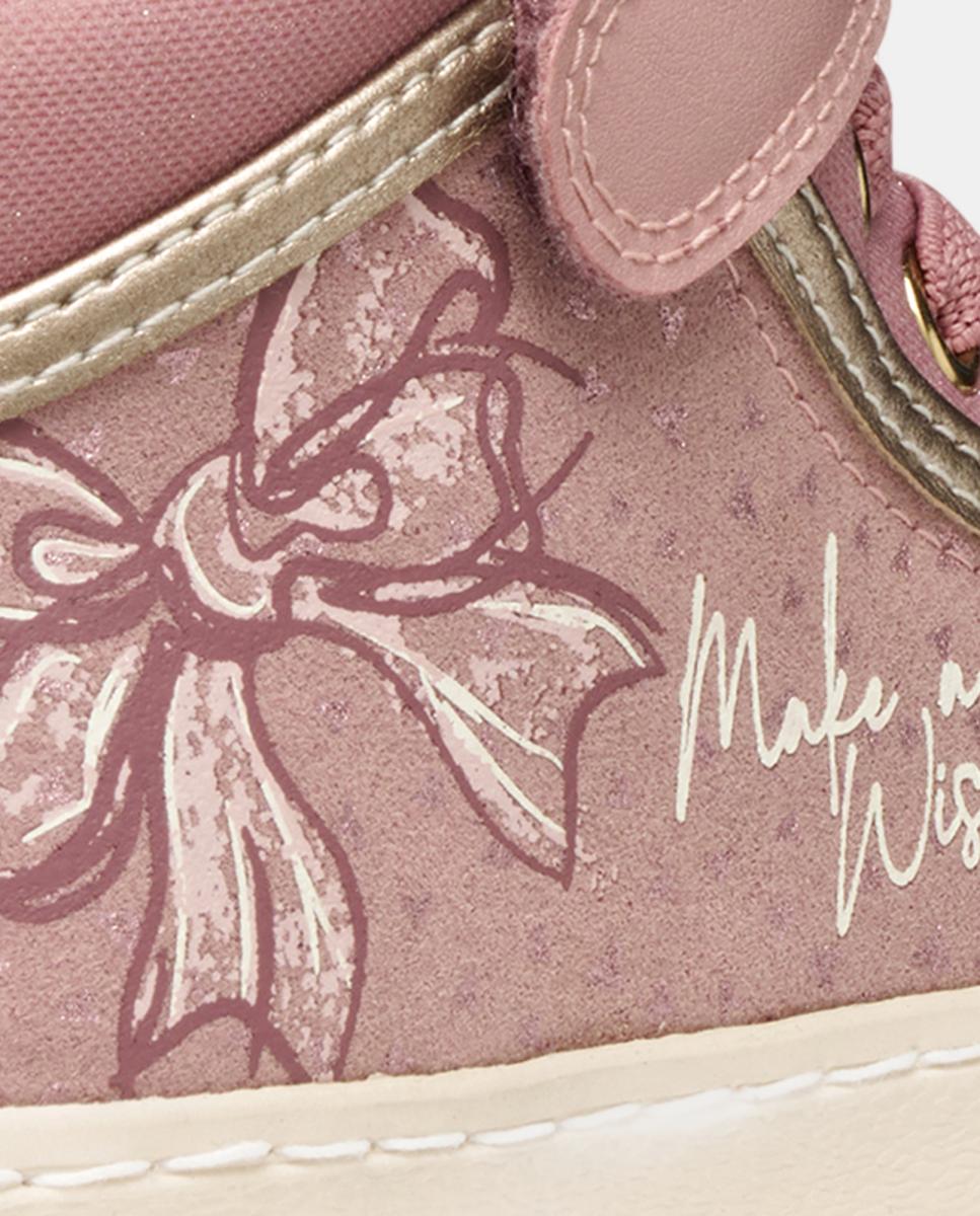 Sapatilhas Transpiráveis Mid Cut Rosa-2