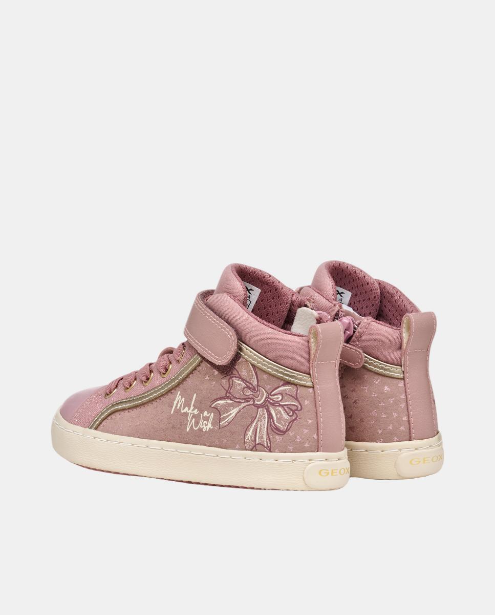 Sapatilhas Transpiráveis Mid Cut Rosa-5