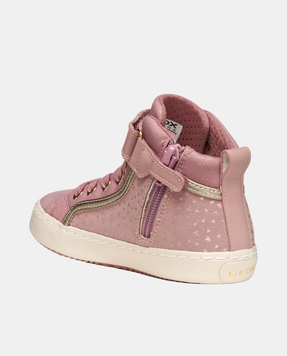 Sapatilhas Transpiráveis Mid Cut Rosa-7