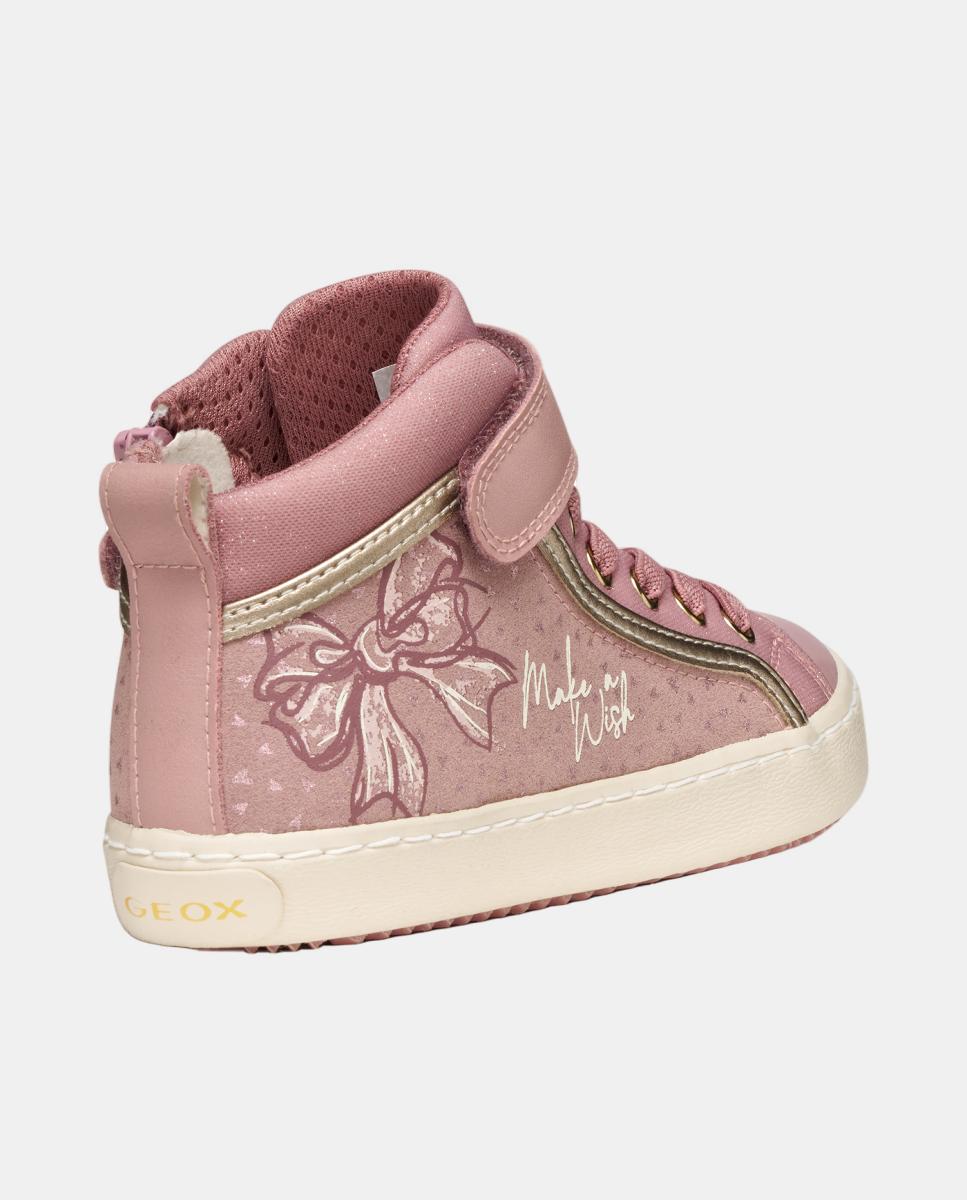 Sapatilhas Transpiráveis Mid Cut Rosa-8