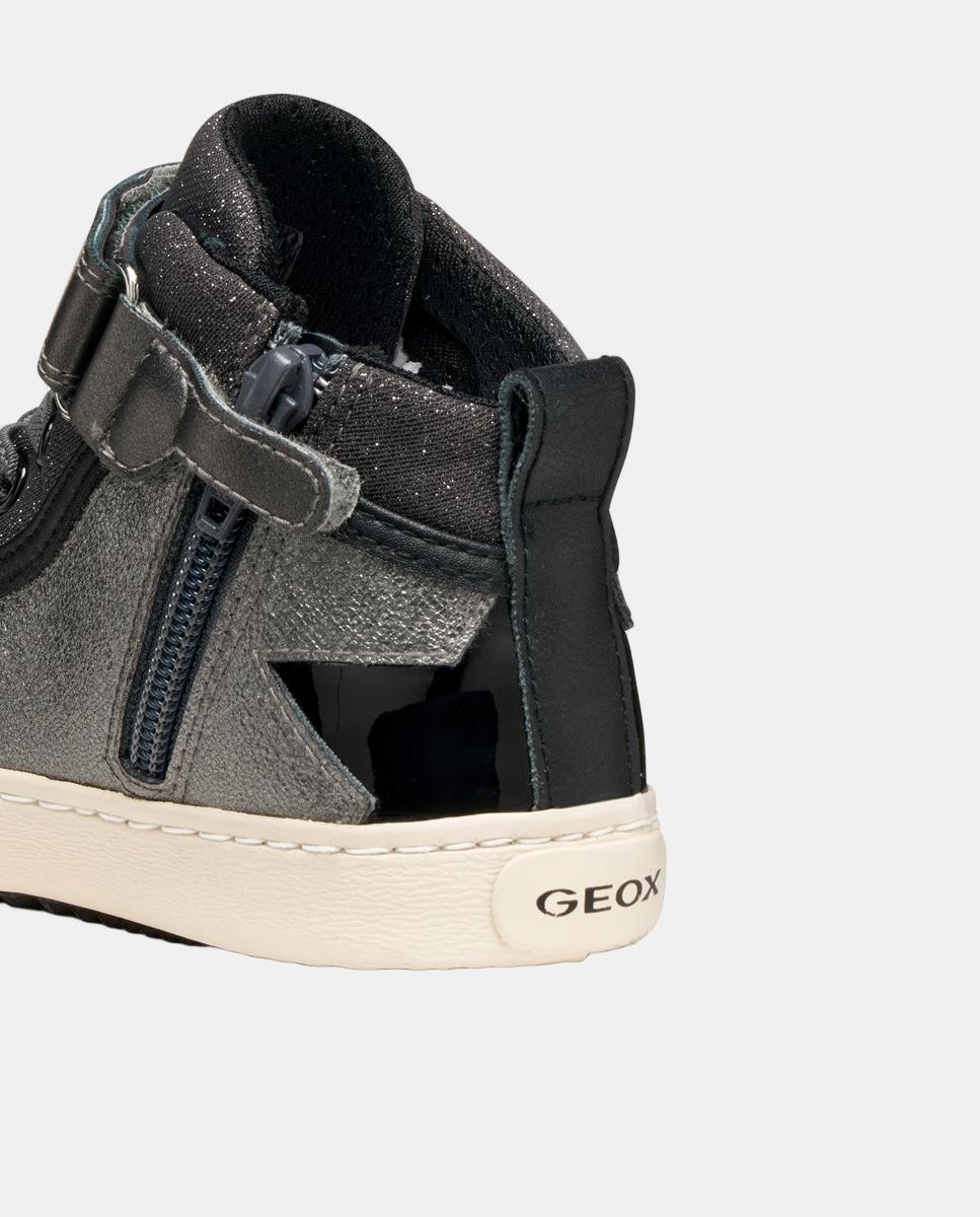 Sapatilhas desportivas prateadas com animal print Cinzento-2