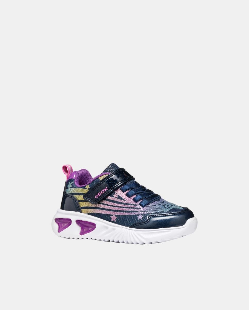 Deportiva transpirable de niña con luces - Geox - Multicolor Multicolor-2