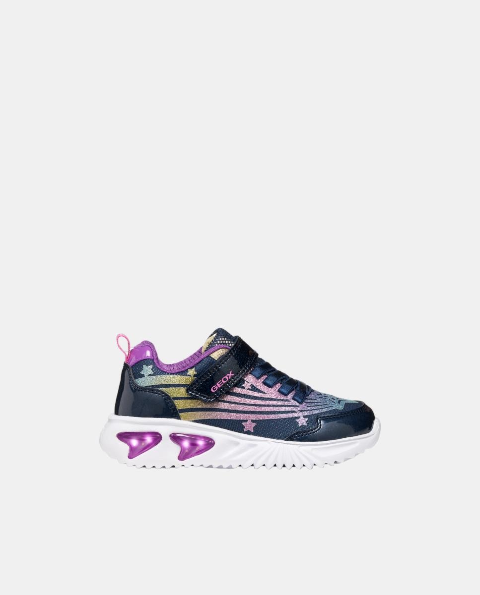 Deportiva transpirable de niña con luces - Geox - Multicolor Multicolor-7