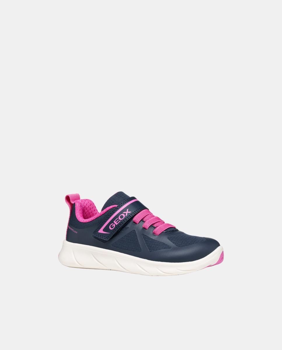 Sapatilhas de Inspiração Running e Design Anatómico da Sola Geox Azul-marinho-2
