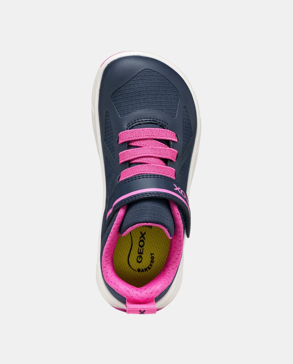 Sapatilhas de Inspiração Running e Design Anatómico da Sola Geox Azul-marinho-5