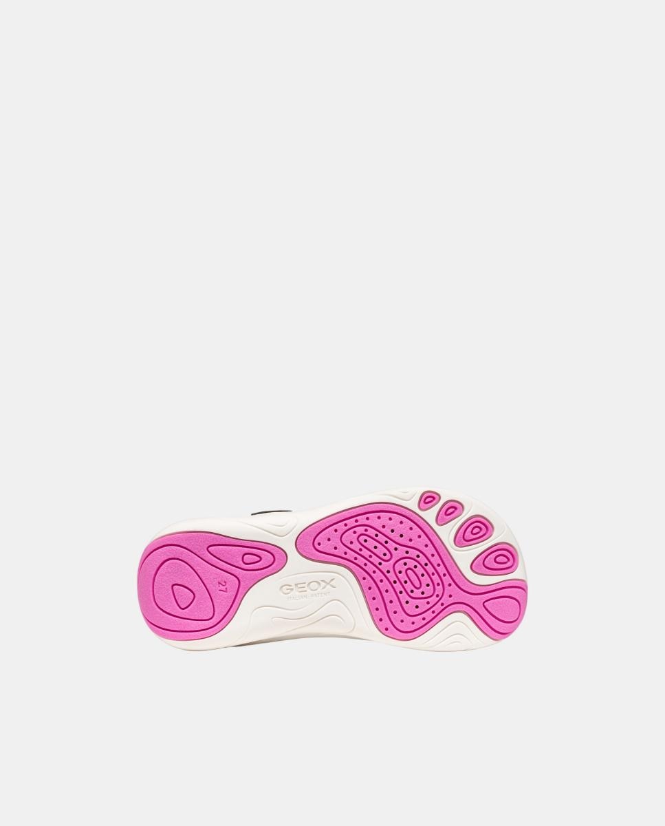 Sapatilhas de Inspiração Running e Design Anatómico da Sola Geox Azul-marinho-6