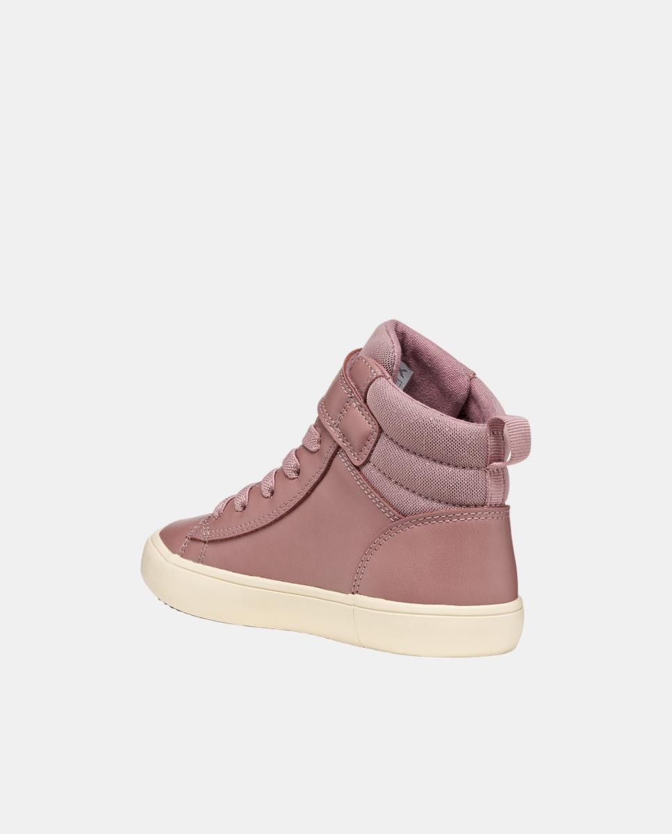Sapatilhas de Corte Médio com Velcro Geox Rosa-pálido-2