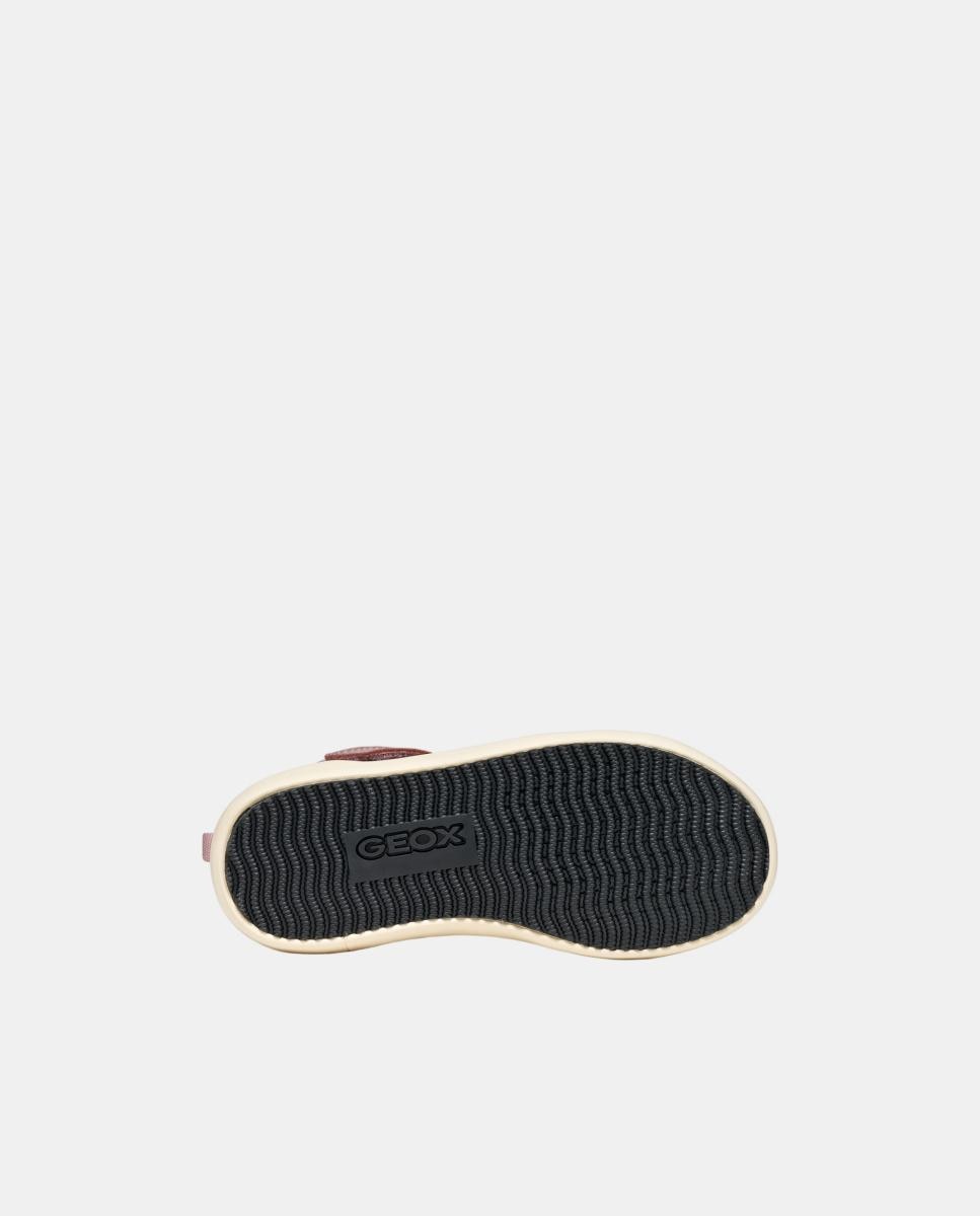 Sapatilhas de Corte Médio com Velcro Geox Rosa-pálido-5