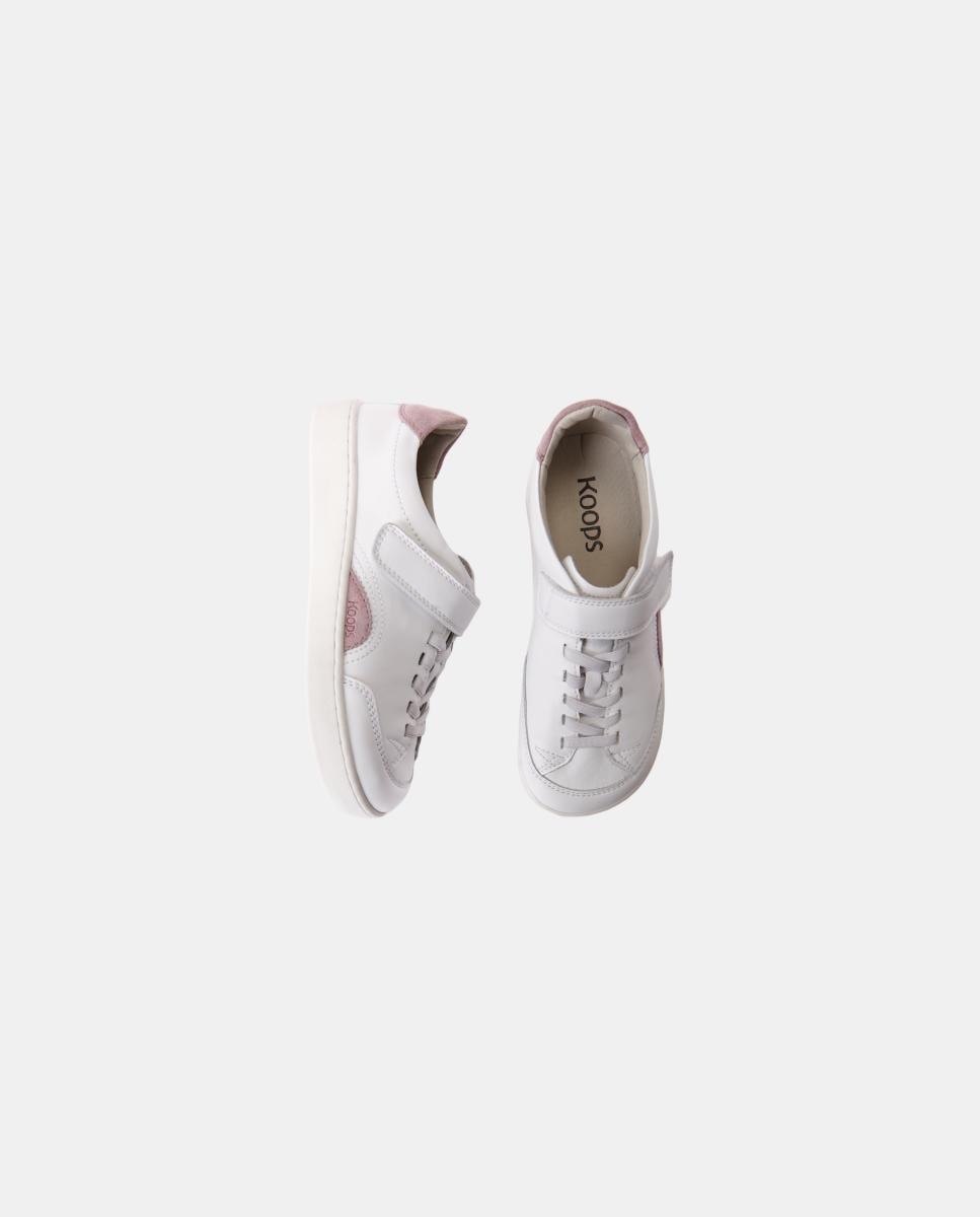Sapatilhas em suede e sola rasa sem drop KOOPS Rosas-6