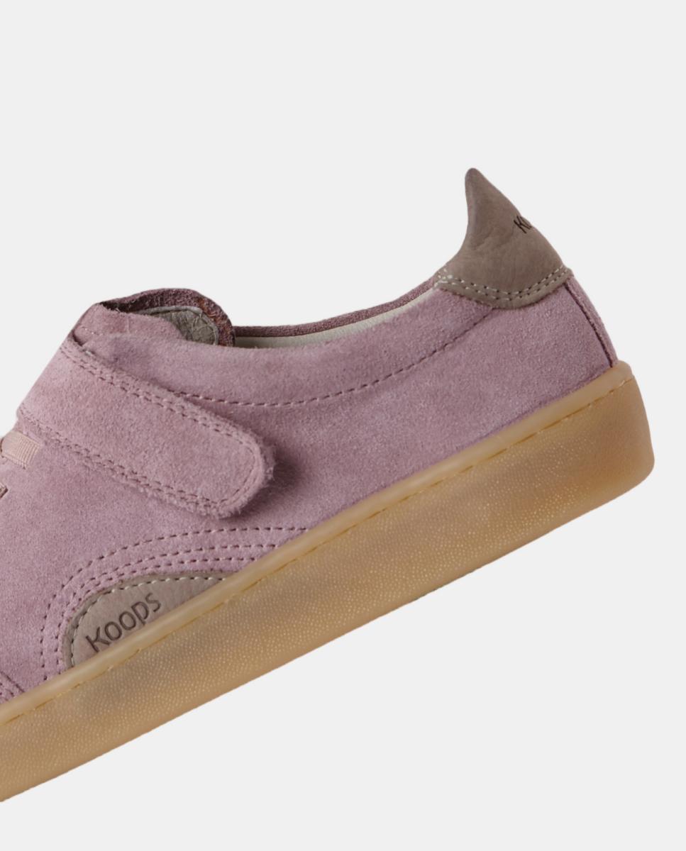 Sapatilhas em suede e sola rasa sem drop KOOPS Rosa-4