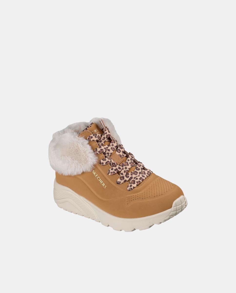 Zapatilla bota de niña sport - Skechers - Marrón caramelo Marrón caramelo-2