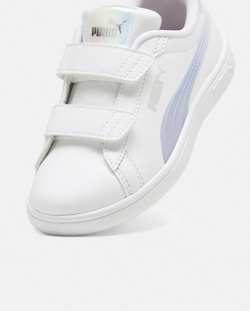 Sapatilhas Casual de Criança Smash 3.0 Puma Branco-4