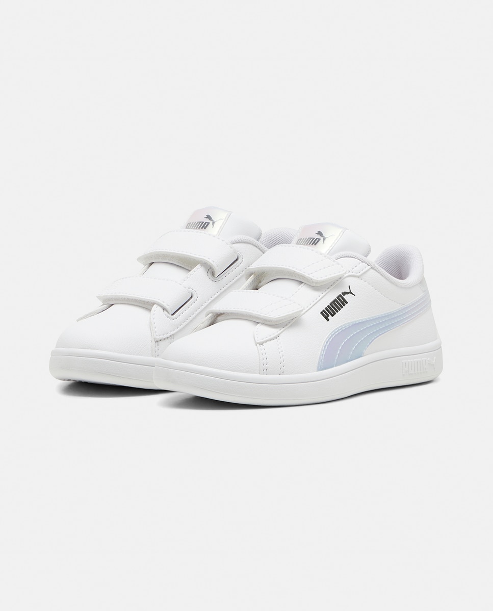 Sapatilhas Casual de Criança Smash 3.0 Puma Branco-6