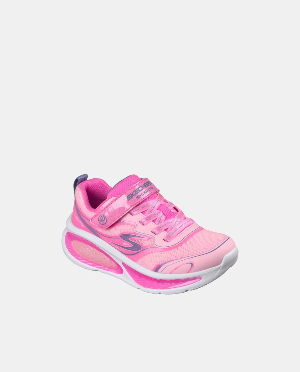 Zapatilla de niña sport con luces - Skechers - Rosa chicle Rosa chicle-2
