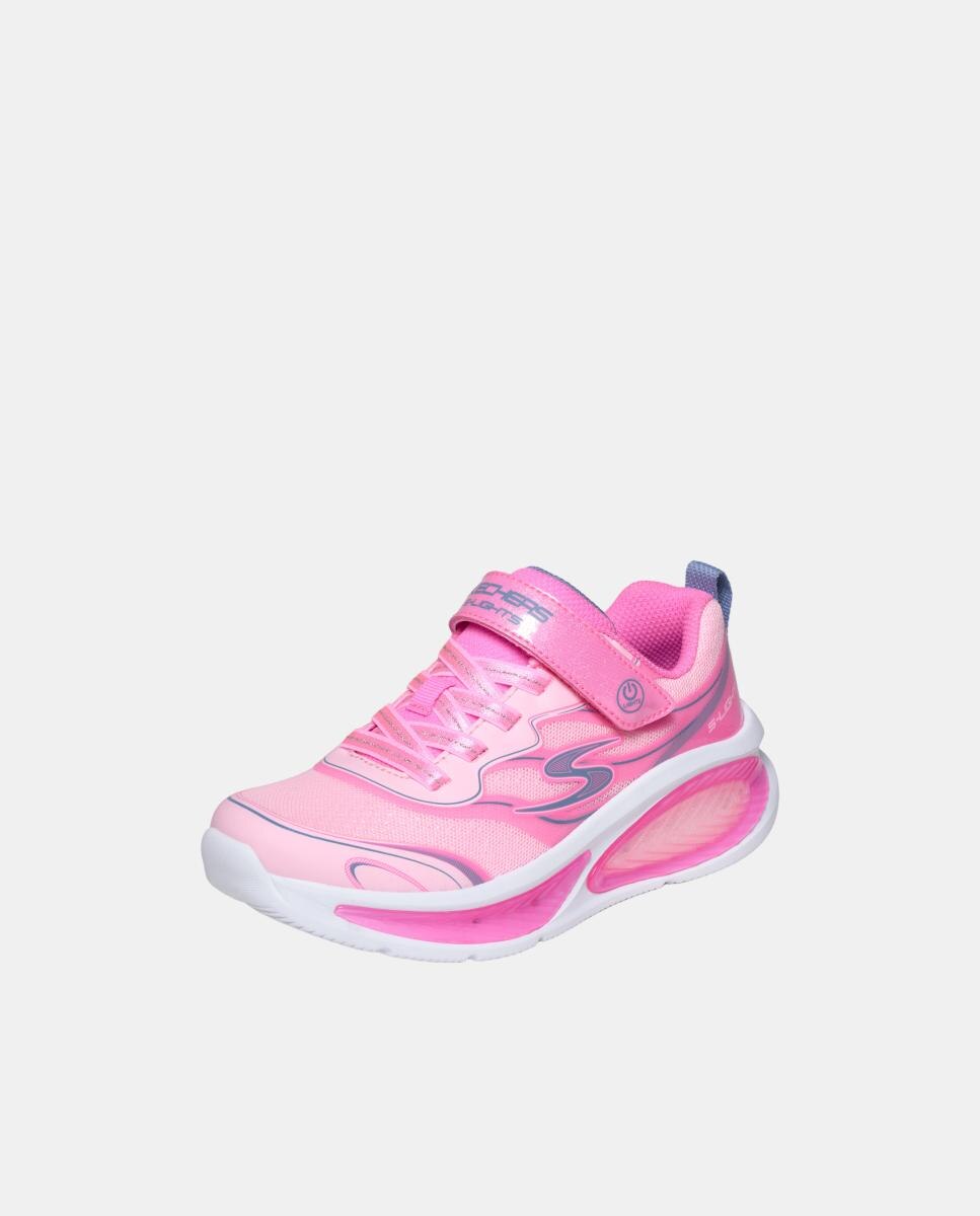 Zapatilla de niña sport con luces - Skechers - Rosa chicle Rosa chicle-3