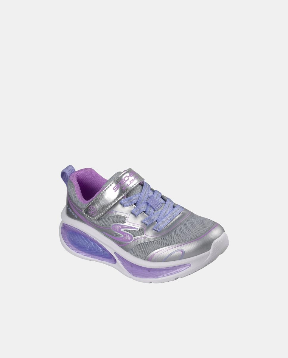Sapatilhas Desportivas com Luzes Skechers Prata-2