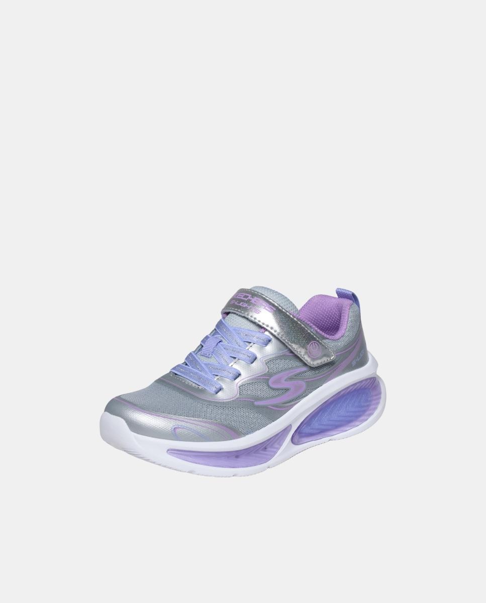 Sapatilhas Desportivas com Luzes Skechers Prata-3