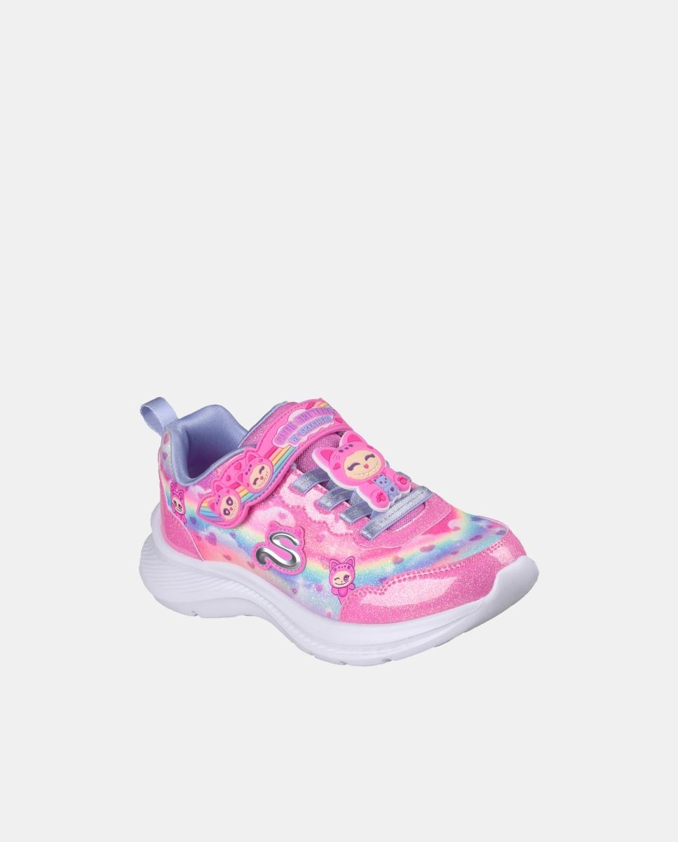 Sapatilhas Desportivas com Luzes Skechers Rosa-pastilha-2