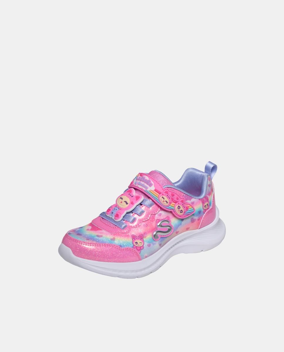 Sapatilhas Desportivas com Luzes Skechers Rosa-pastilha-3