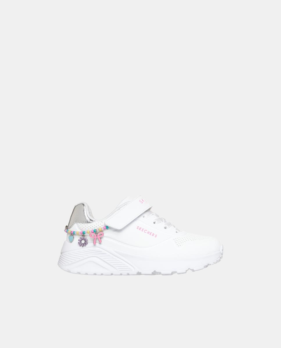 Sapatilhas em Pele Branco-2