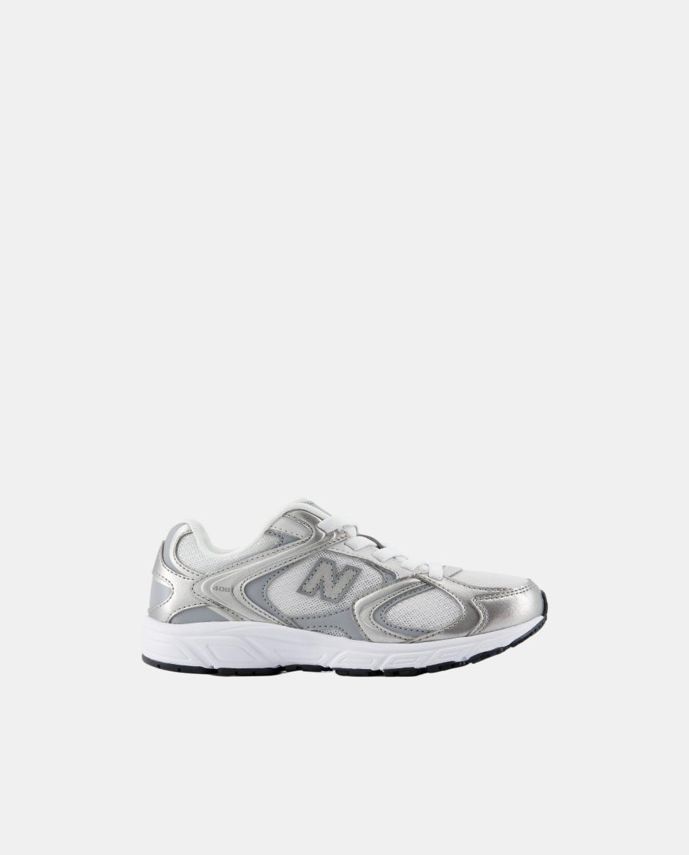 Zapatilla casual niño 408 new balance - Plata Plata-1