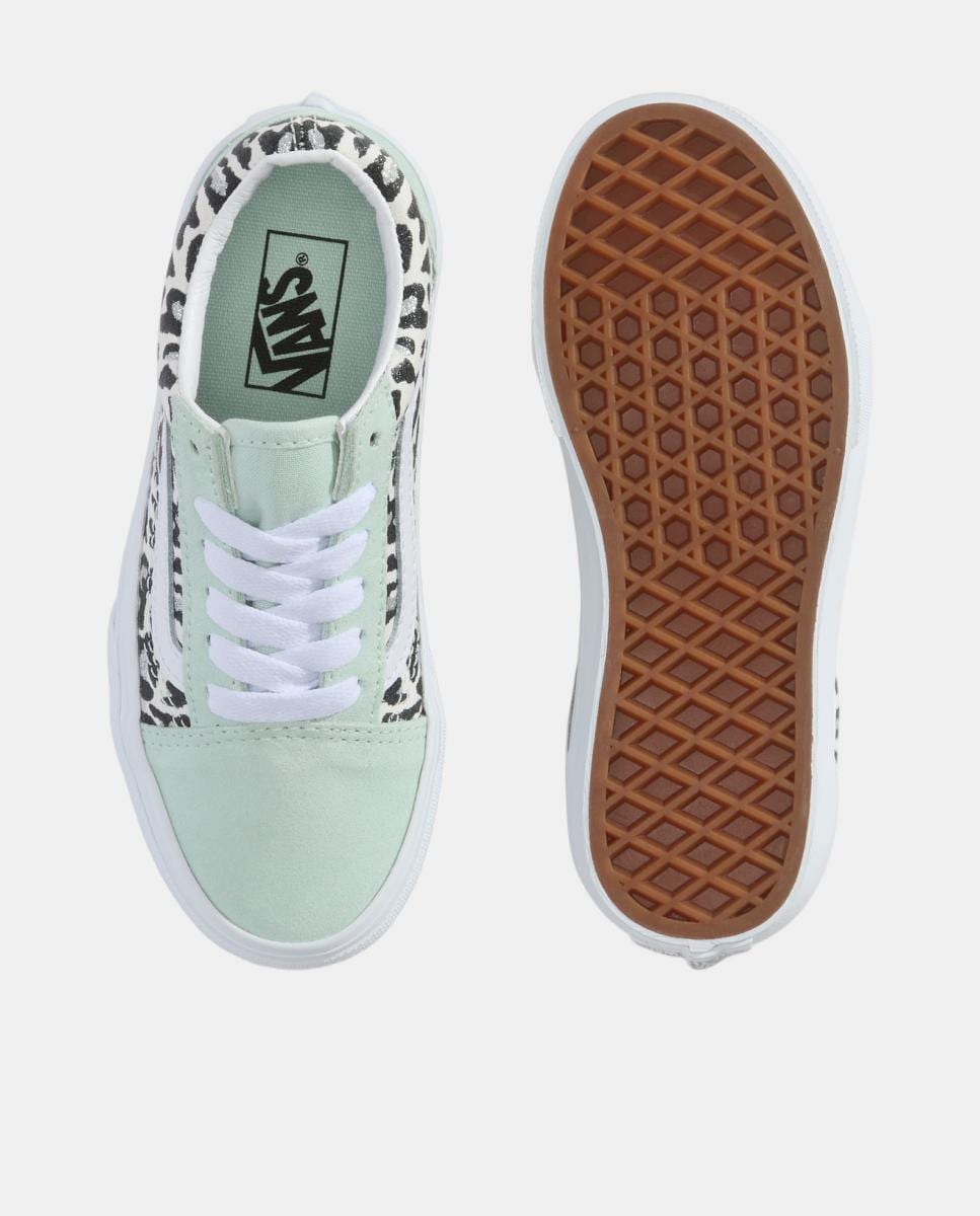 Sapatilhas Casual Old Skool Verde Aqua-4