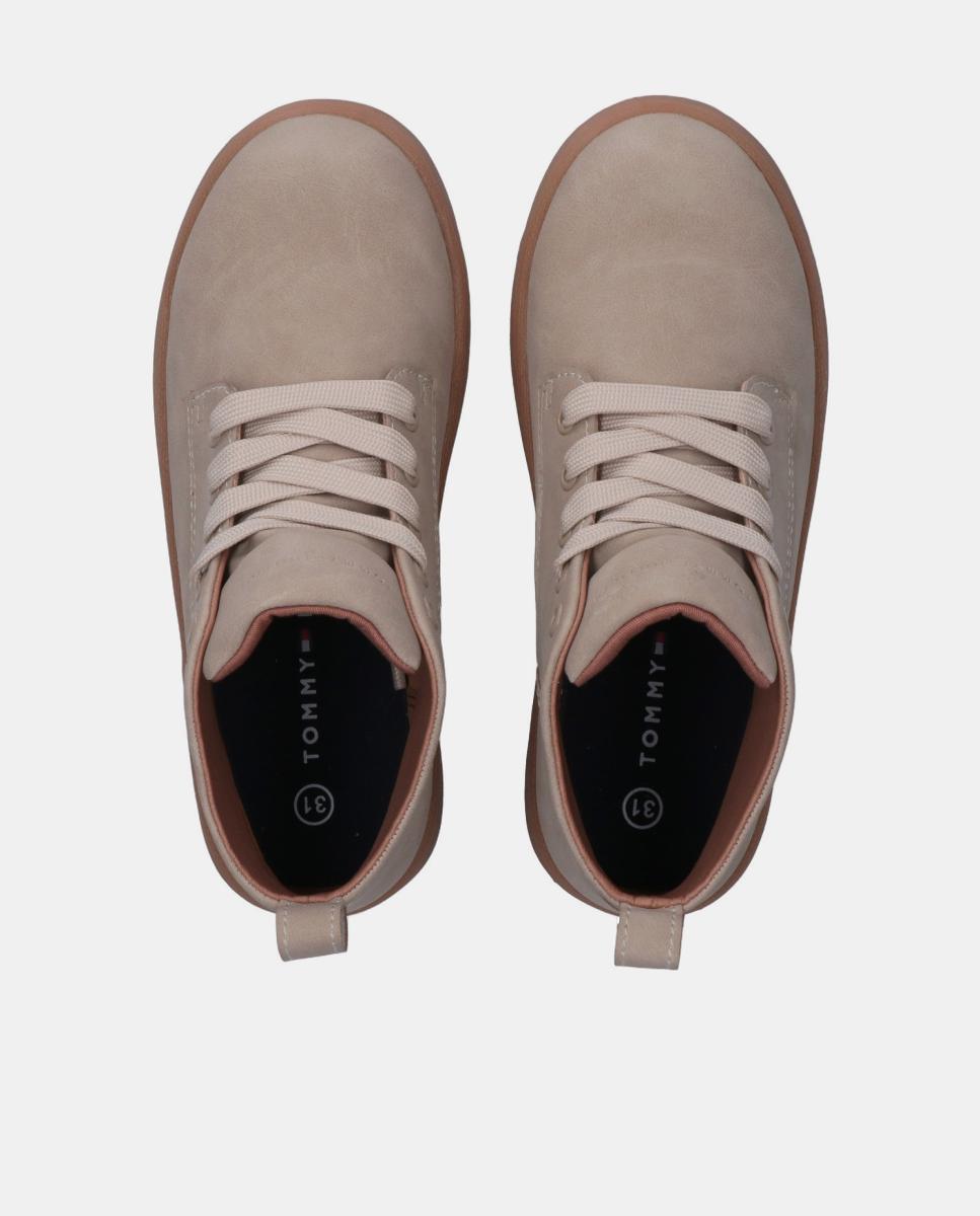 Botins com Sola em Contraste Castanho-5