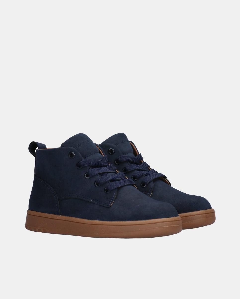 Botines de niño Tommy Hilfiger con piso a contraste - Azul oscuro Azul oscuro-2