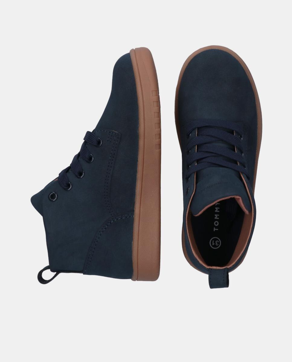 Botines de niño Tommy Hilfiger con piso a contraste - Azul oscuro Azul oscuro-4
