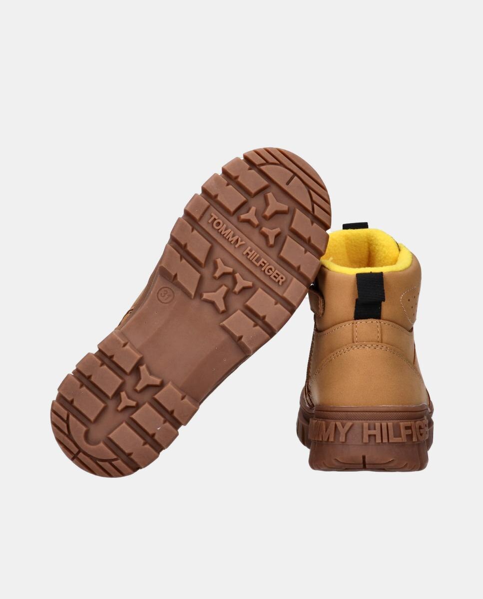 Botines de niño Tommy Hilfiger con piso a contraste - Amarillo Amarillo-3