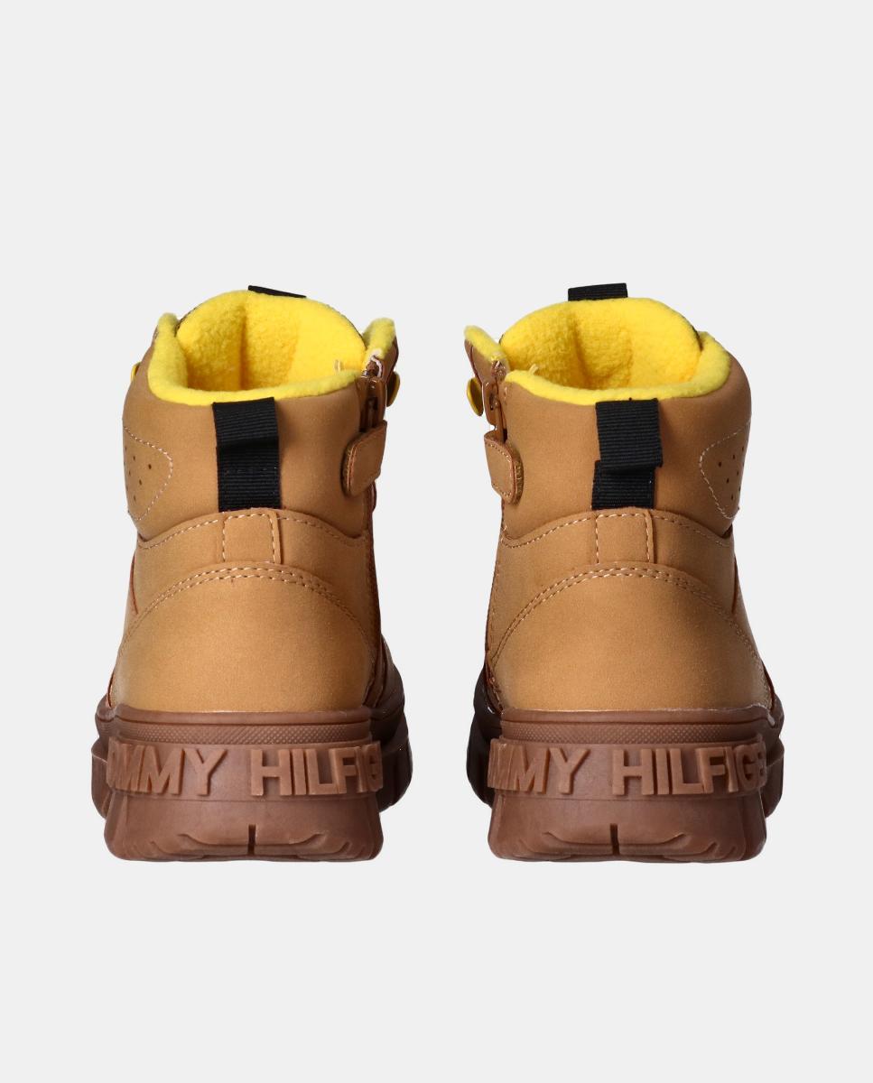 Botines de niño Tommy Hilfiger con piso a contraste - Amarillo Amarillo-4