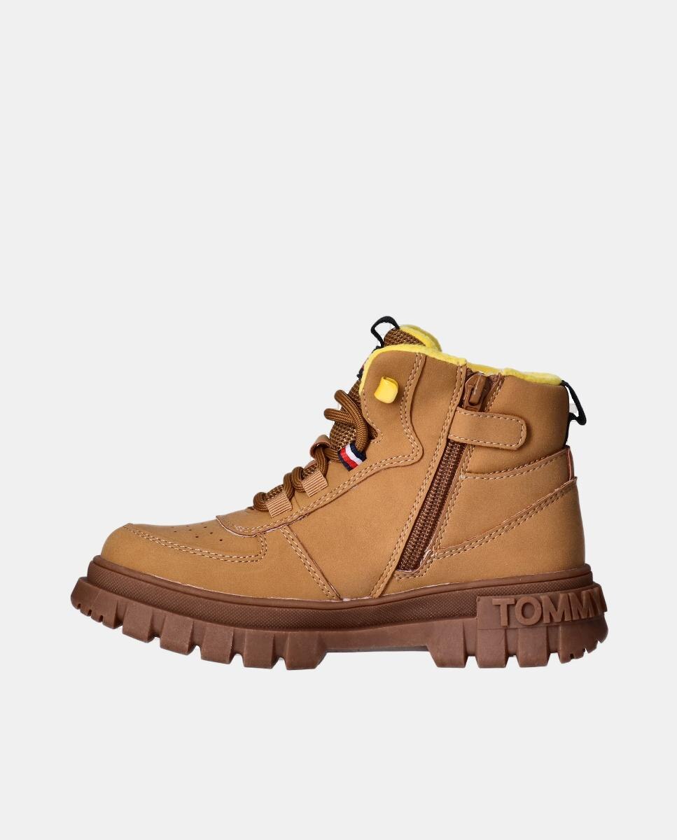Botines de niño Tommy Hilfiger con piso a contraste - Amarillo Amarillo-5
