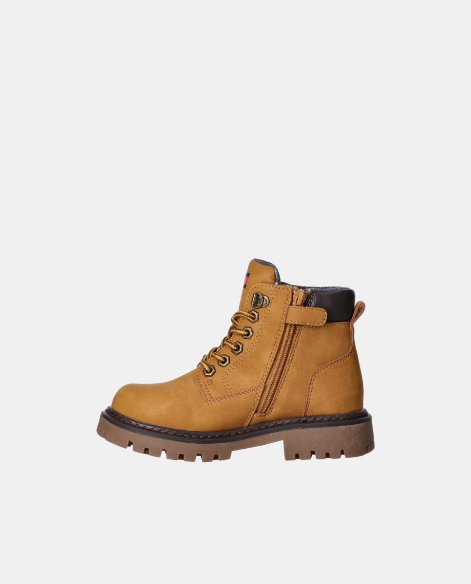 Botas com Atacadores Amarelo-3